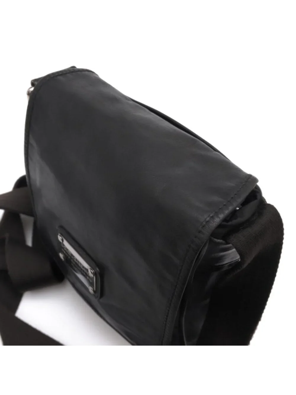 Dolce & Gabbana Shoulder Bag Nylon Leather Black